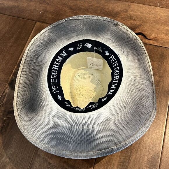 Free People x Peter Grimm Levon Distressed Straw Hat - Picture 5 of 8